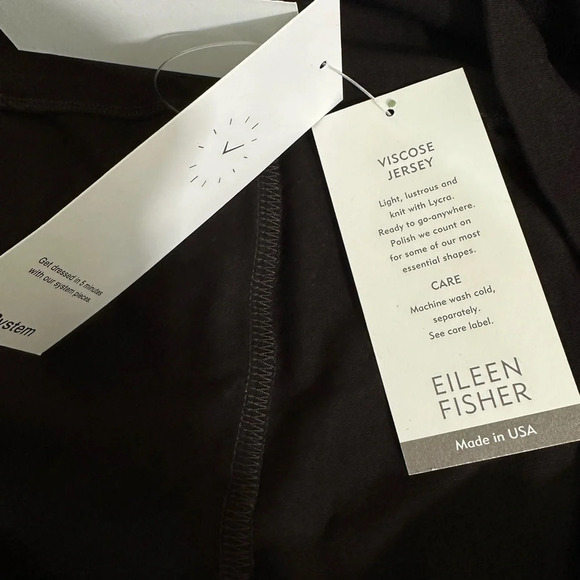 Eileen Fisher Brown academia earthy Maxi Skirt Casual stretchy Sz L #1304 - Picture 6 of 7